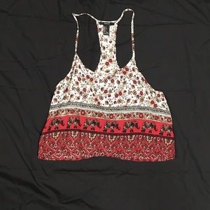 Elephant Print Forever 21 Tank Top
